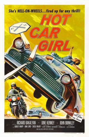 Hot Car Girl (1958) - poster