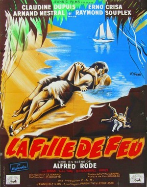 La Fille de Feu (1958) - poster