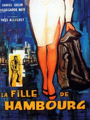 La Fille de Hambourg (1958) - poster