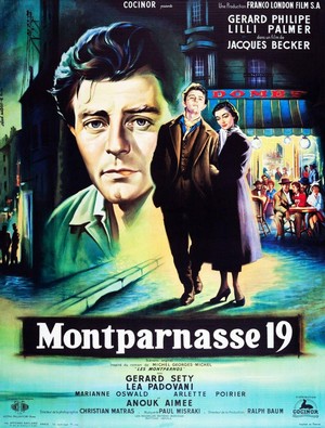 Les Amants de Montparnasse (1958) - poster