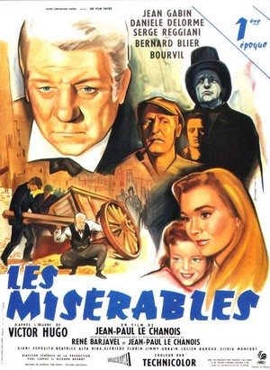 Les Misérables (1958) - poster