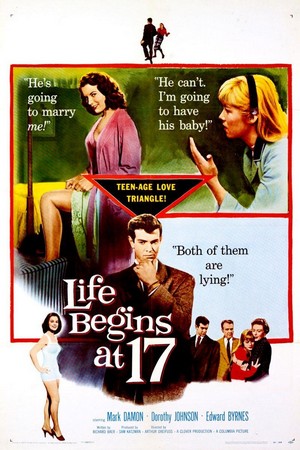 Life Begins at 17 (1958) - poster