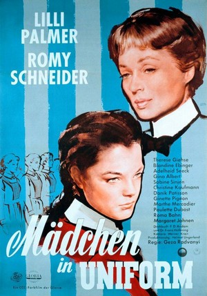 Mädchen in Uniform (1958) - poster