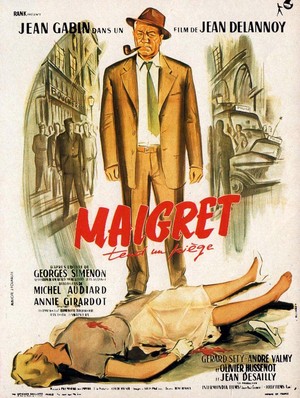 Maigret Tend un Piège (1958) - poster