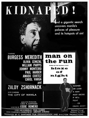 Man on the Run (1958) - poster