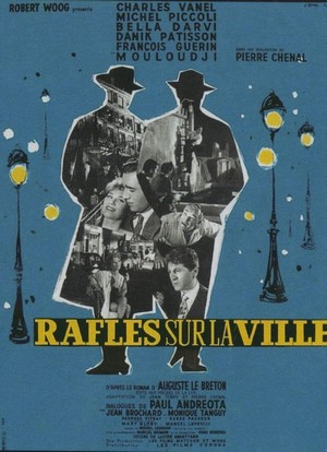 Rafles sur la Ville (1958) - poster