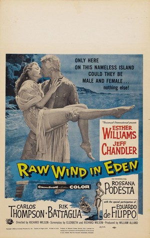 Raw Wind in Eden (1958) - poster