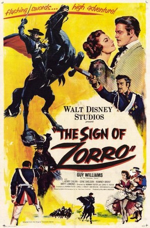 Sign of Zorro,  The (1958) - poster