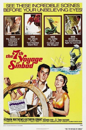 The 7th Voyage of Sinbad (1958) - poster