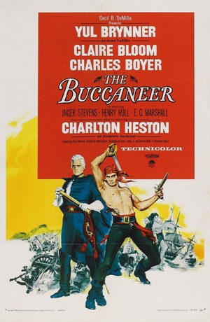 The Buccaneer (1958) - poster