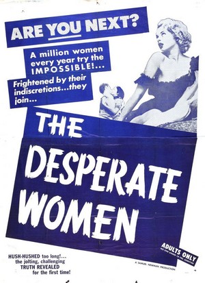 The Desperate Women (1958) - poster