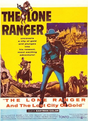 The Lone Ranger and the Lost City of Gold (1958) - poster