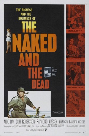 The Naked and the Dead (1958) - poster