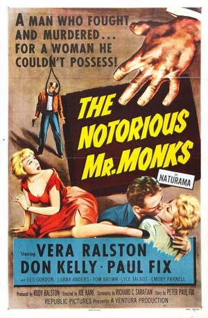 The Notorious Mr. Monks (1958) - poster