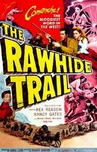 The Rawhide Trail (1958) - poster