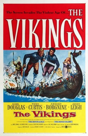 The Vikings (1958) - poster