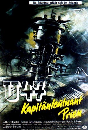 U47 - Kapitänleutnant Prien (1958) - poster