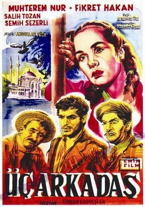 Üç Arkadas (1958) - poster