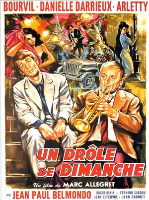 Un Drôle de Dimanche (1958) - poster