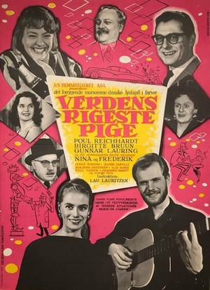 Verdens Rigeste Pige (1958) - poster