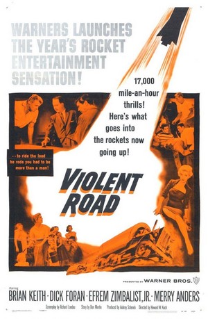 Violent Road (1958) - poster