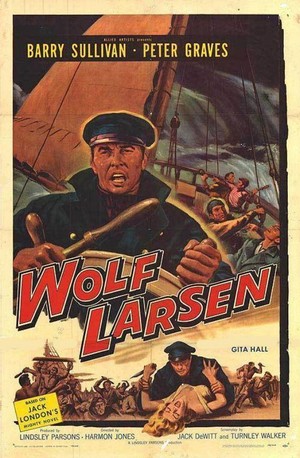 Wolf Larsen (1958) - poster