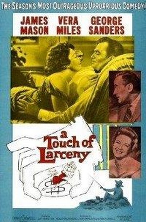 A Touch of Larceny (1959) - poster