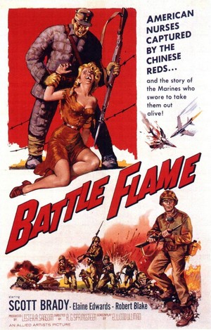 Battle Flame (1959) - poster