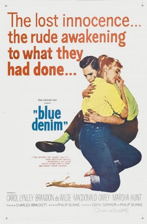 Blue Denim (1959) - poster