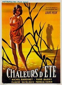 Chaleurs d'Été (1959) - poster