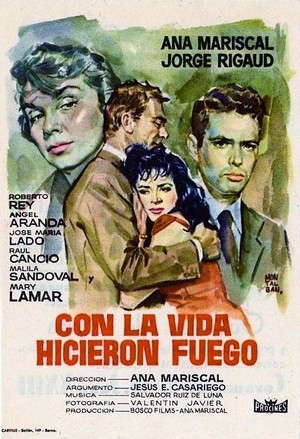 Con la Vida Hicieron Fuego (1959) - poster