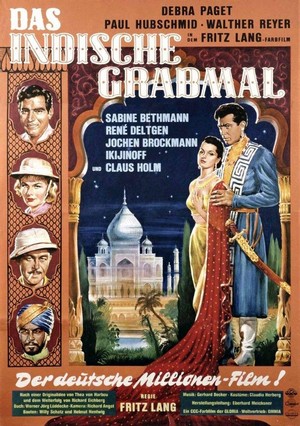 Das Indische Grabmal (1959) - poster
