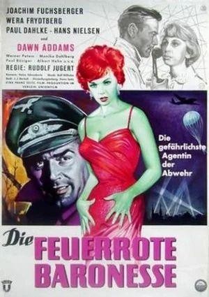 Die Feuerrote Baronesse (1959) - poster
