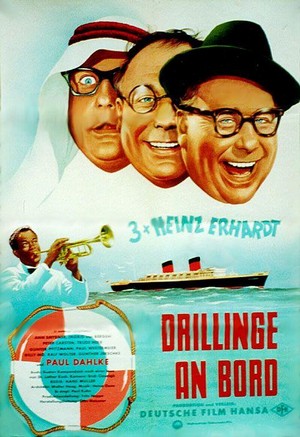 Drillinge an Bord (1959) - poster