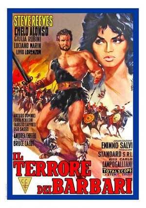 Il Terrore dei Barbari (1959) - poster