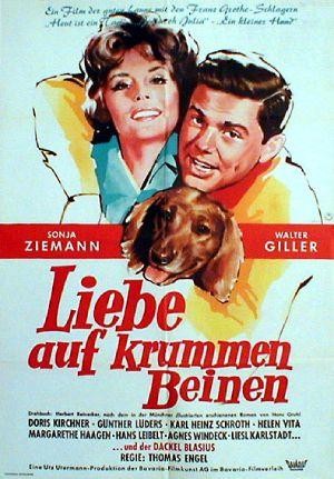 Liebe auf Krummen Beine (1959) - poster