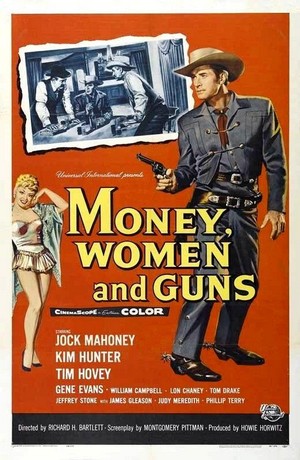 Money, Women and Guns (1959) - poster