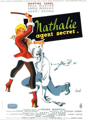 Nathalie, Agent Secret (1959) - poster