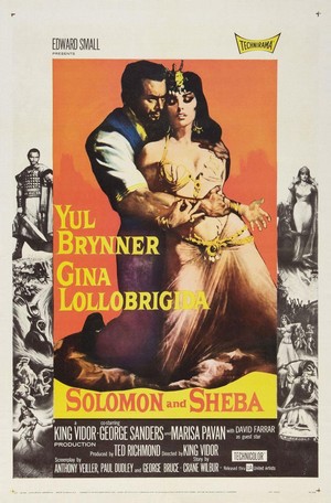 Solomon and Sheba (1959) - poster