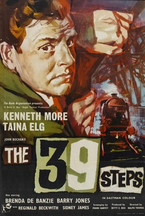 The 39 Steps (1959) - poster