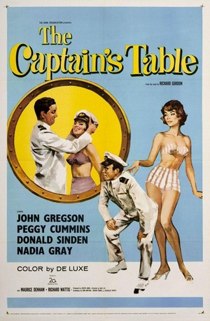 The Captain's Table (1959) - poster