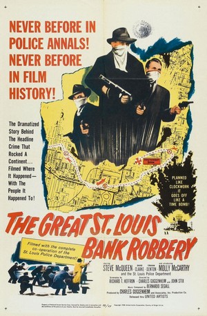 The Great St. Louis Bank Robbery (1959) - poster