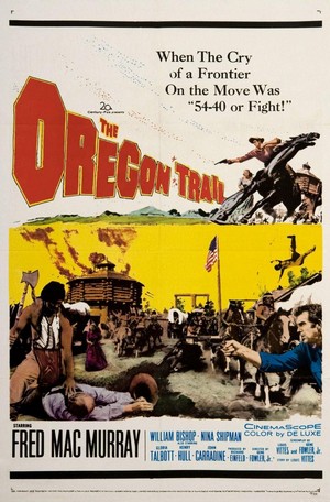 The Oregon Trail (1959) - poster