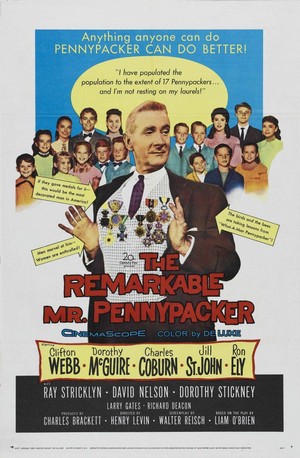 The Remarkable Mr. Pennypacker (1959) - poster