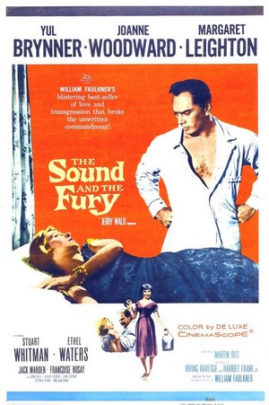 The Sound and the Fury (1959) - poster