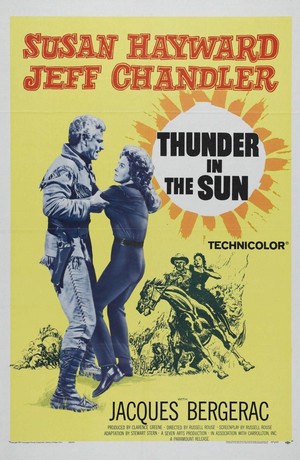 Thunder in the Sun (1959) - poster