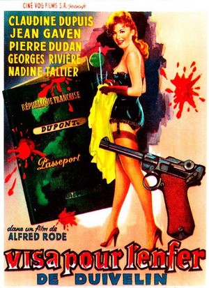 Visa pour l'Enfer (1959) - poster