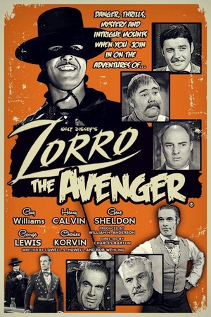 Zorro, the Avenger (1959) - poster