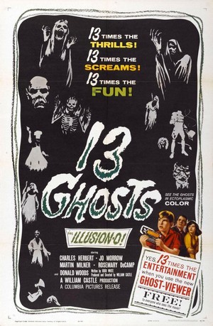 13 Ghosts (1960) - poster