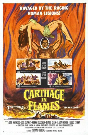 Cartagine in Fiamme (1960) - poster